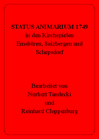 Status  animarum Kirchspiel Emsbüren, Salzbergen und Schepsdorf