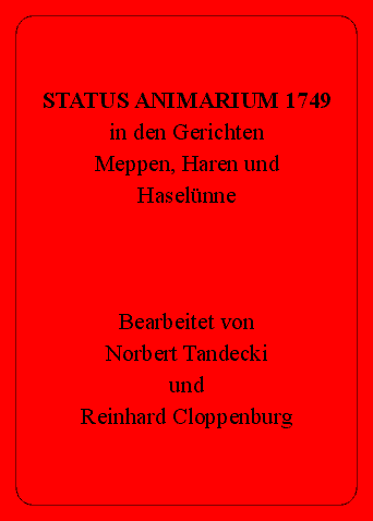 Status animarum Gerichte Meppen, Haren und Haselünne 